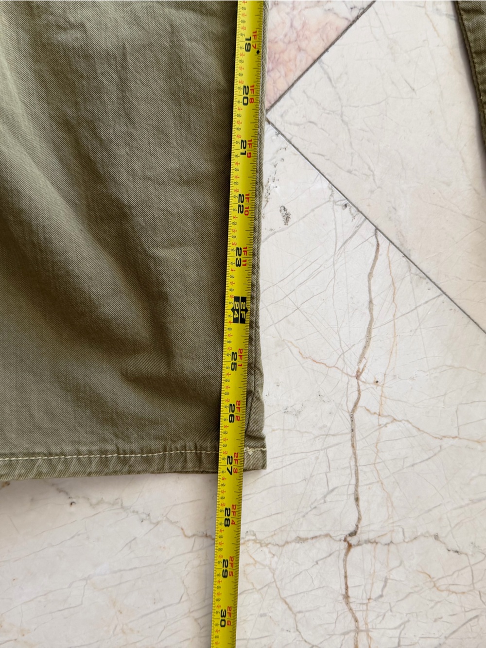 Women’s Olive Green Cargo Pants - MOTHER - Picture 7 of 8